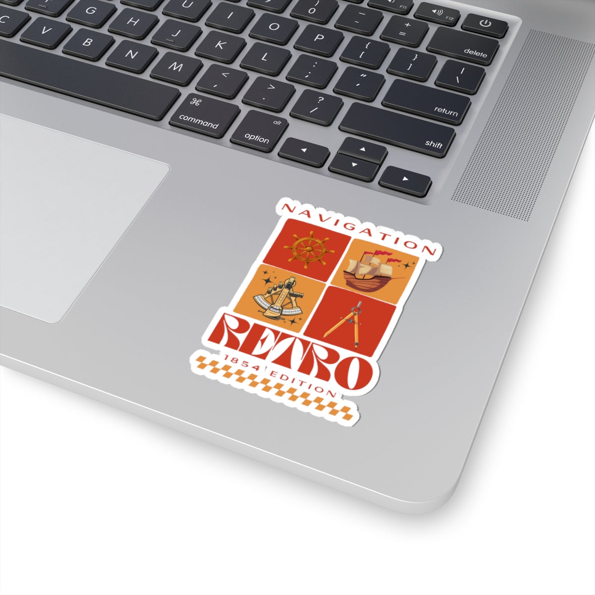 Retro Navigation FOM 9 Sticker - 1854 Edition