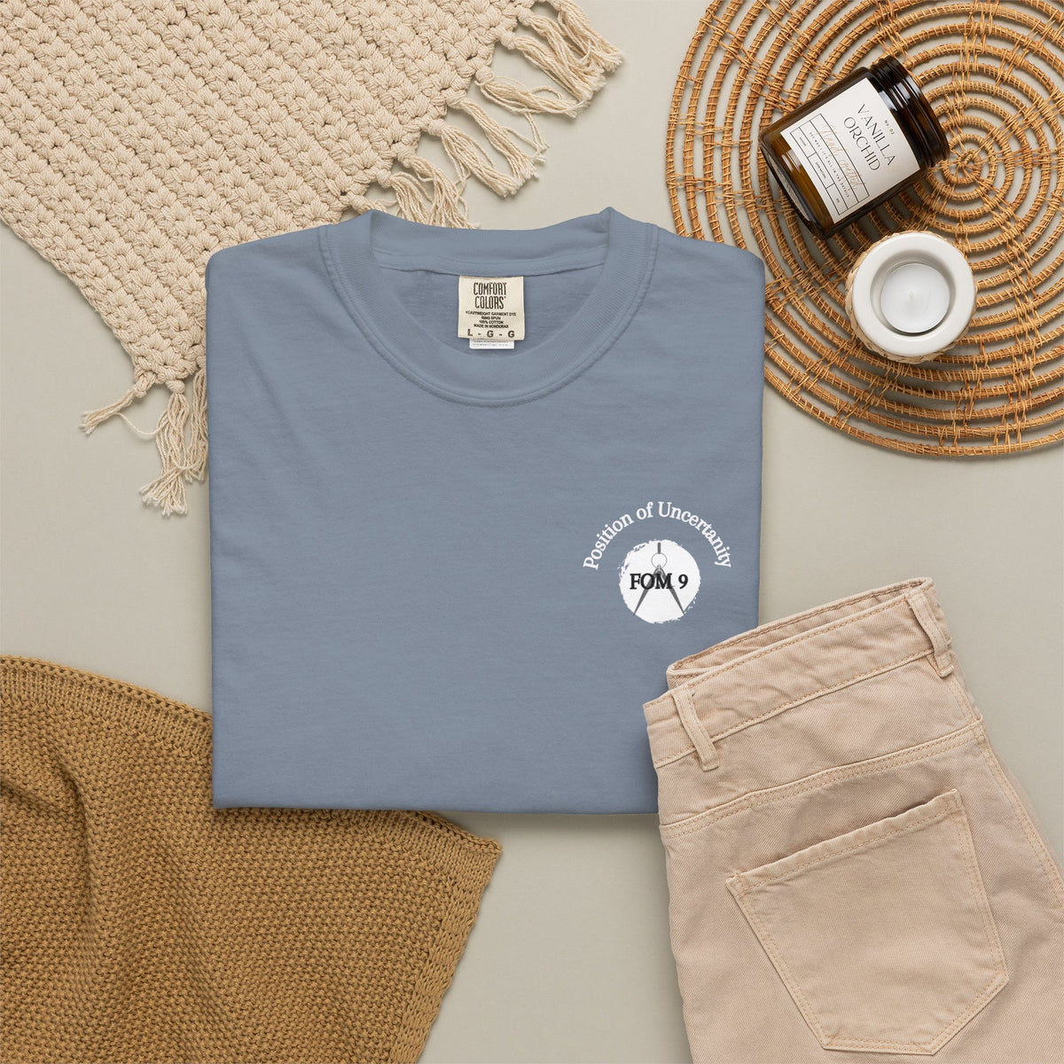 Only Amateurs Use GPS — White Print FOM 9 Graphic Tee