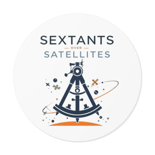 Sextants over Satellites FOM9 Vinyl Sticker