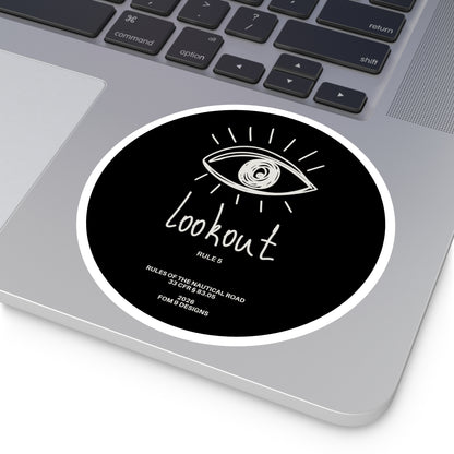 Lookout Rule 5 FOM 9 Round Stickers