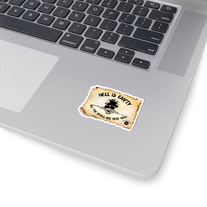 Hell is Empty FOM 9 Kiss-Cut Stickers