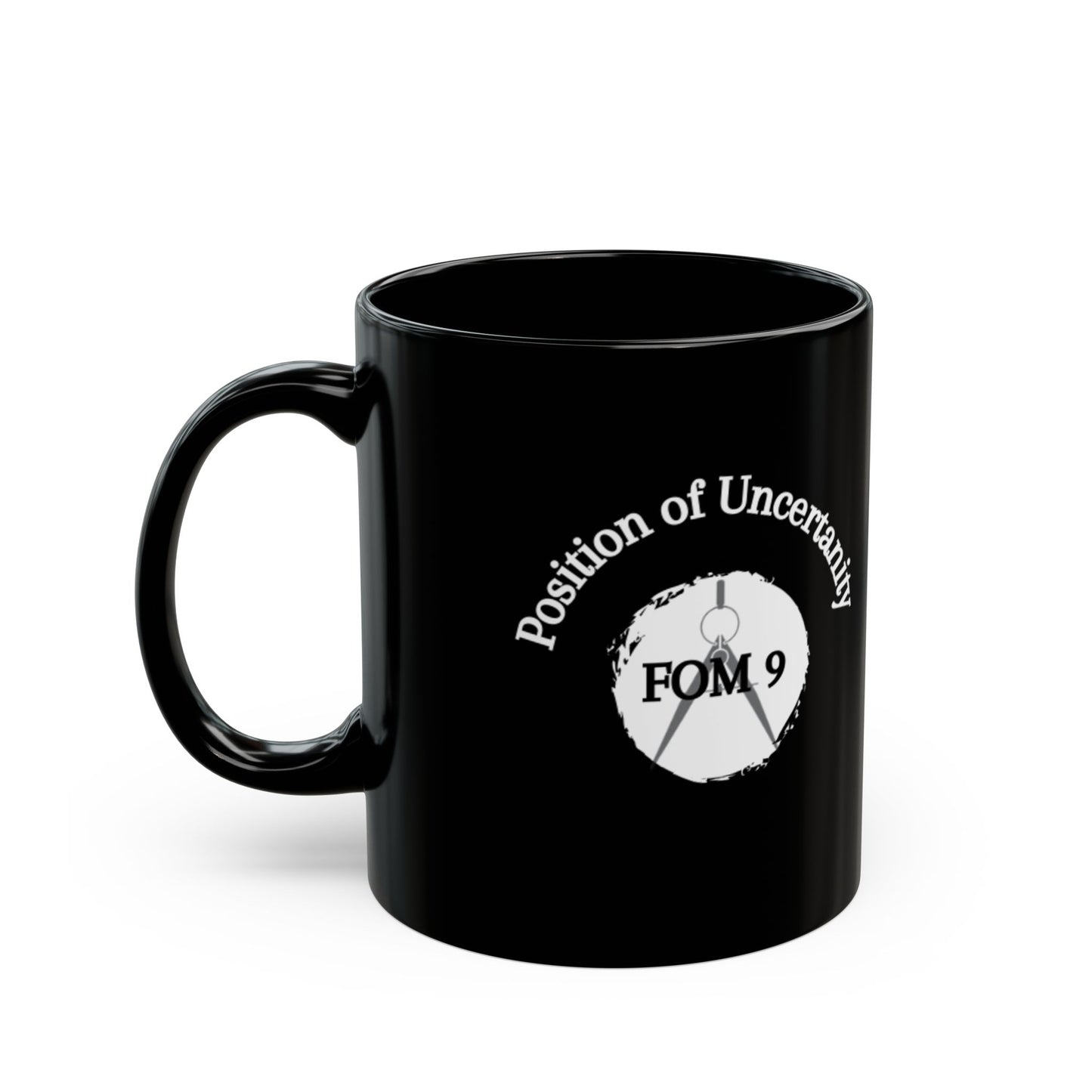 FOM 9 Logo 11oz Black Mug