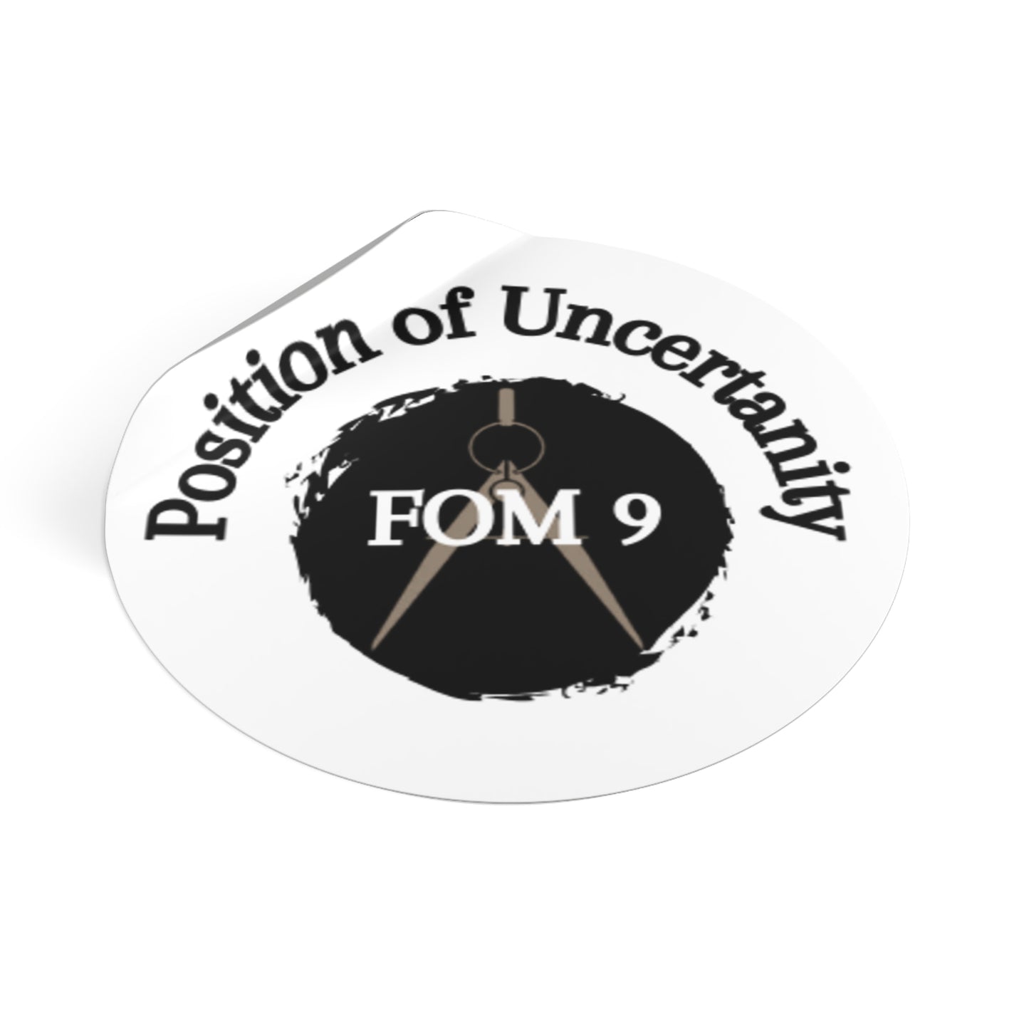 FOM 9 Logo Sticker