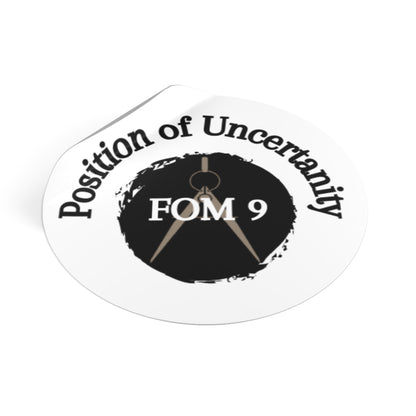FOM 9 Logo Sticker