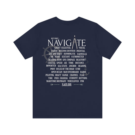 Just Navigate FOM 9 Graphic Tee