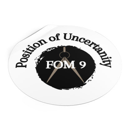 FOM 9 Logo Sticker