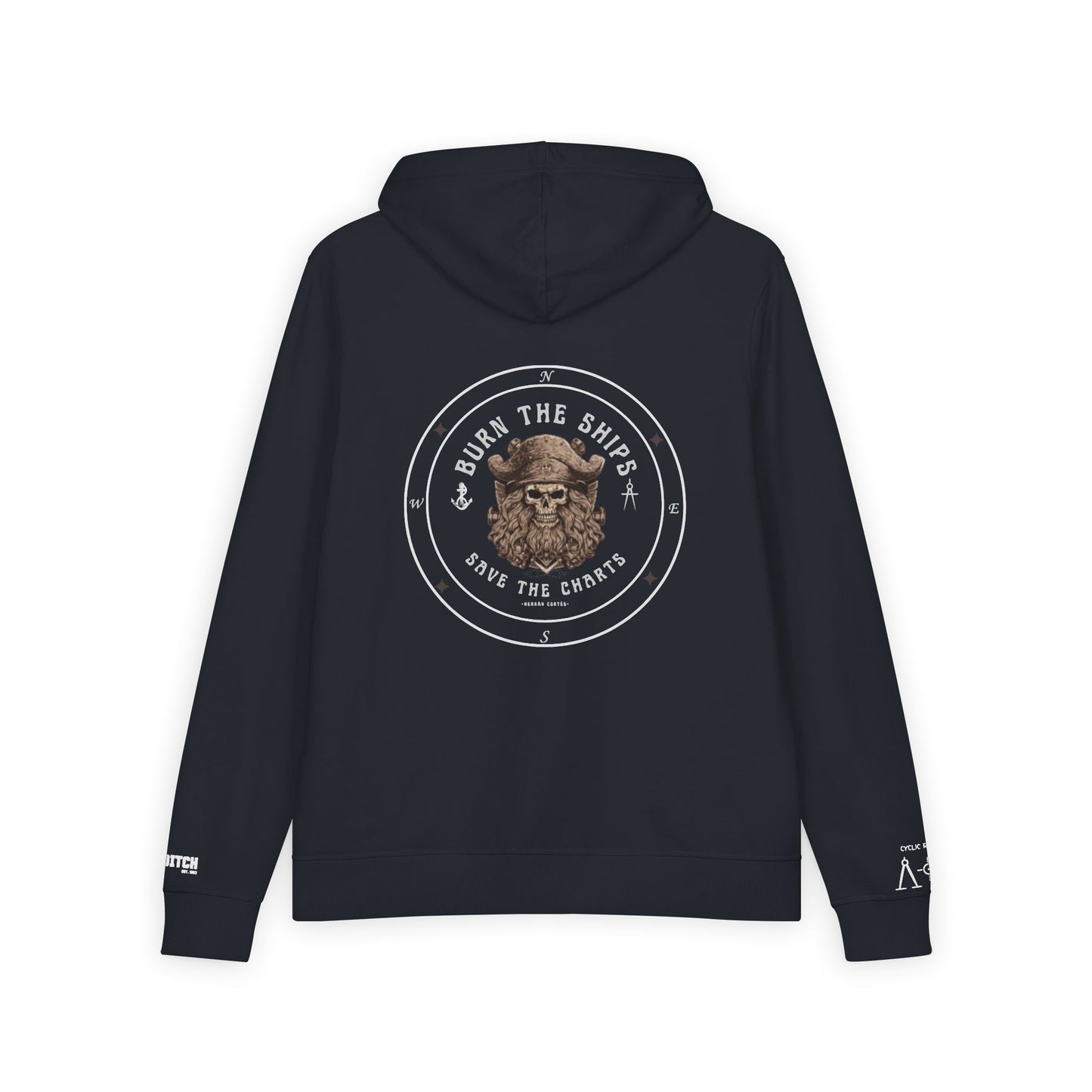 Burn the Ships save the Charts FOM9 Full-Zip Hoodie