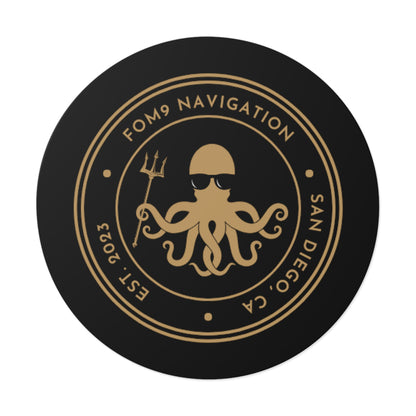 FOM 9 Logo Kraken Sticker