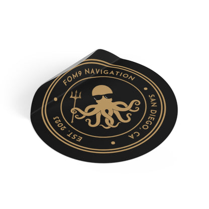 FOM 9 Logo Kraken Sticker