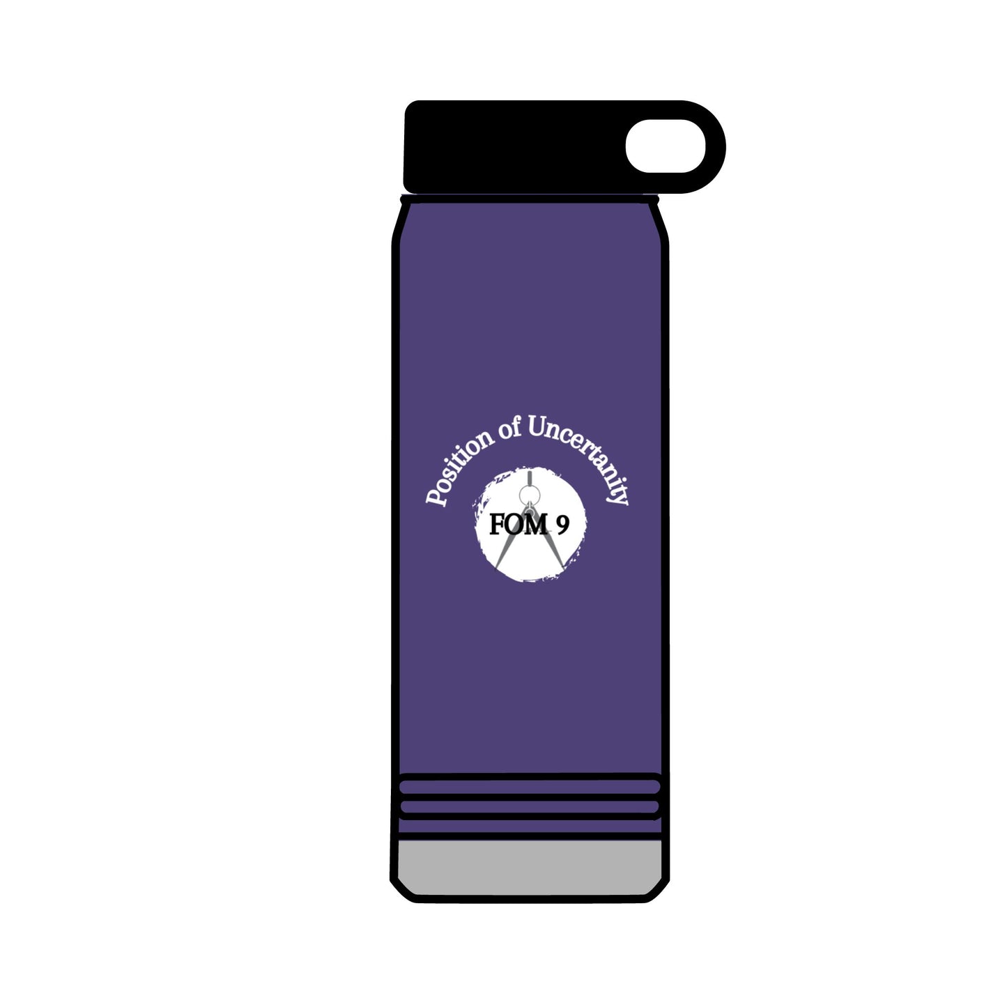 Only Amateurs Use GPS FOM 9 Water Bottle, 32oz