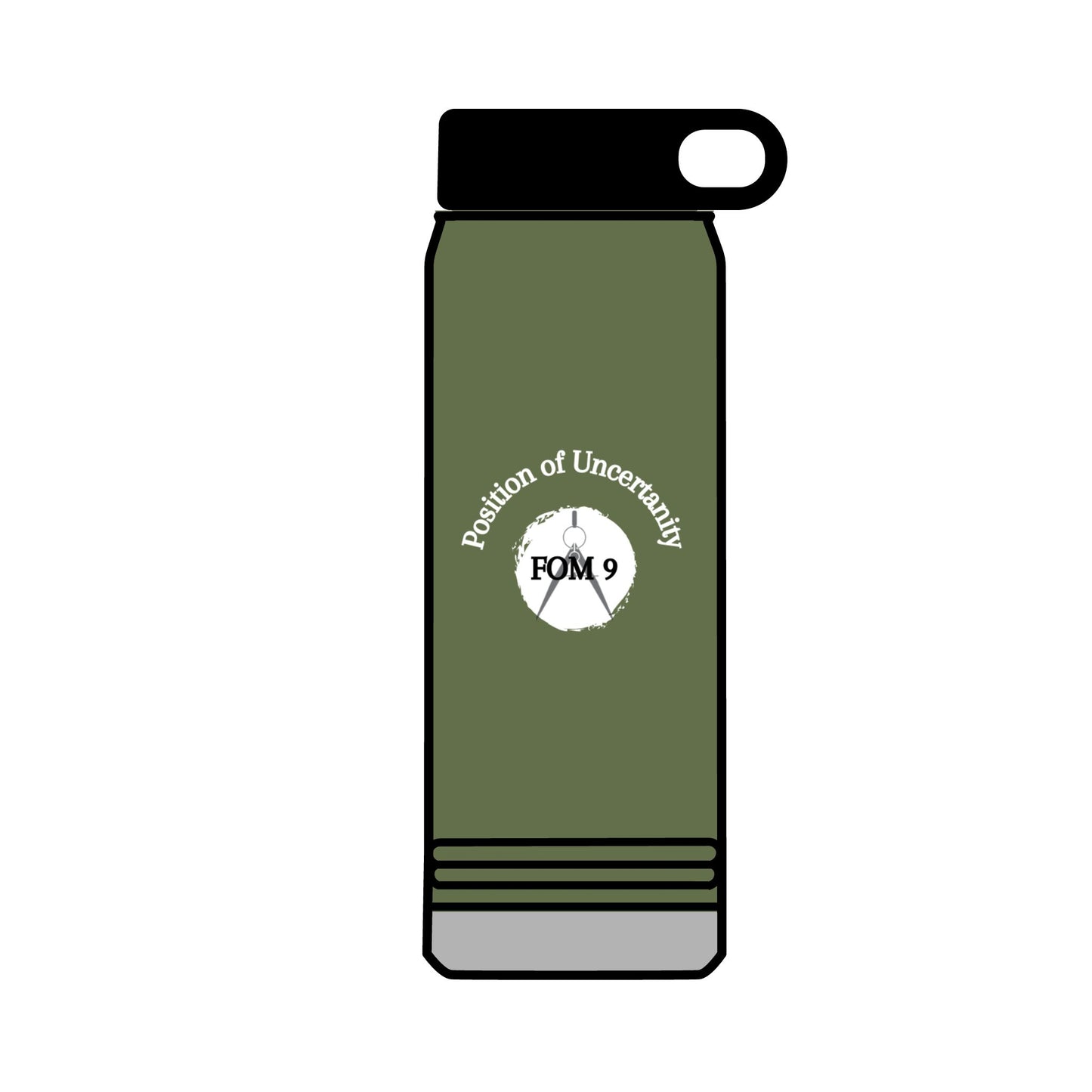 Only Amateurs Use GPS FOM 9 Water Bottle, 32oz