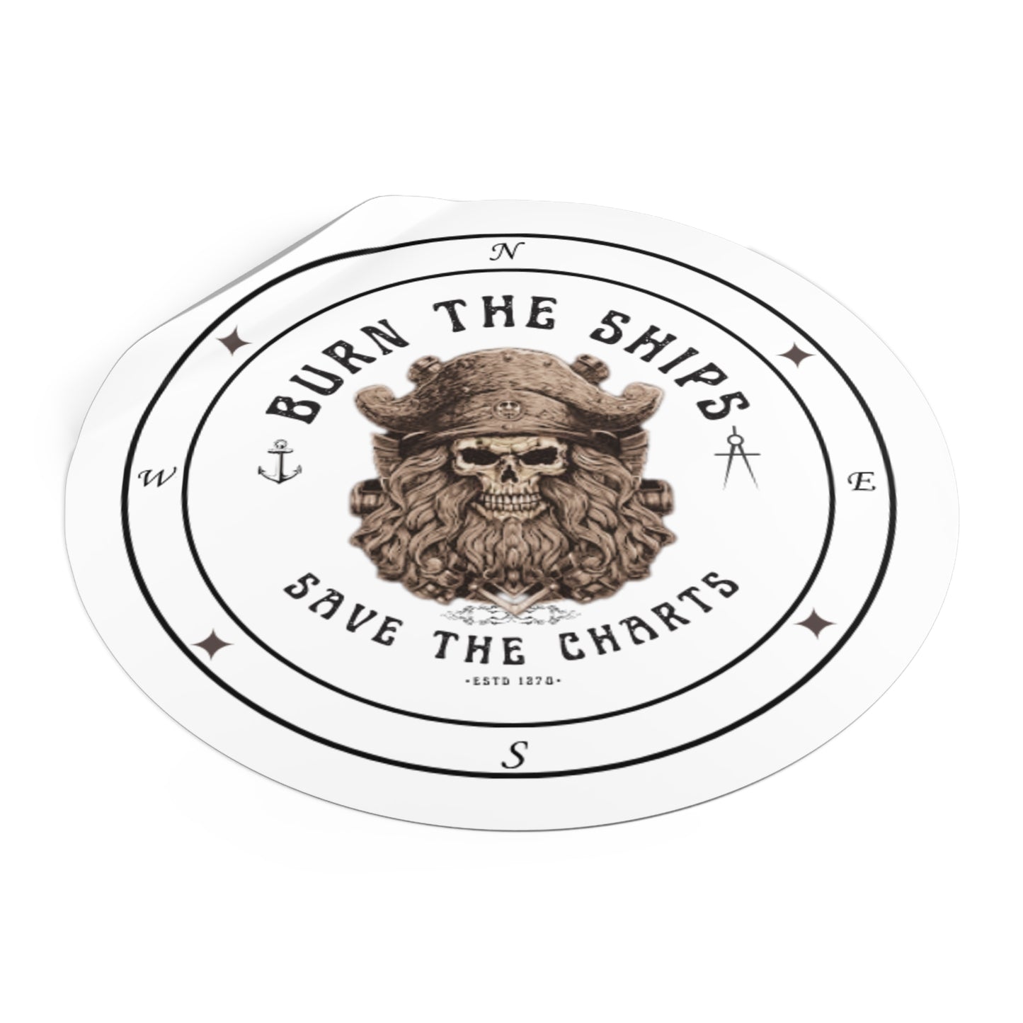 Burn the Ships - Save the Charts FOM9 Sticker