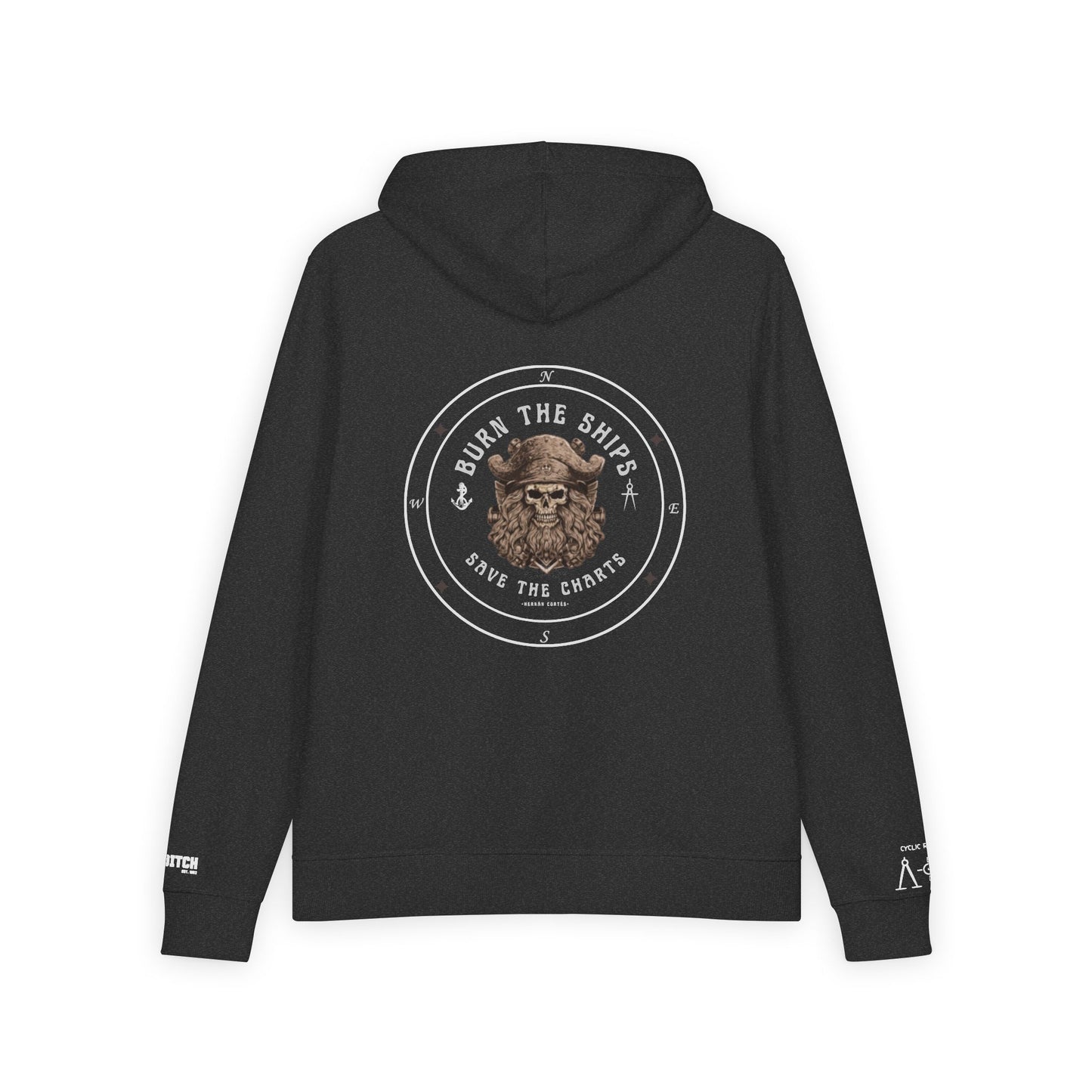 Burn the Ships save the Charts FOM9 Full-Zip Hoodie