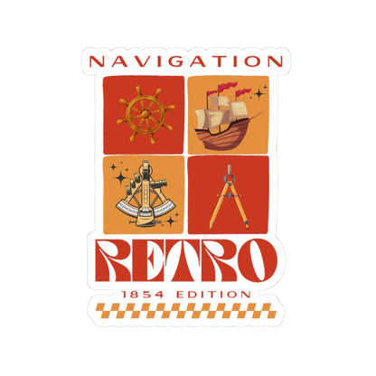 Retro Navigation FOM 9 1854 Edition sticker