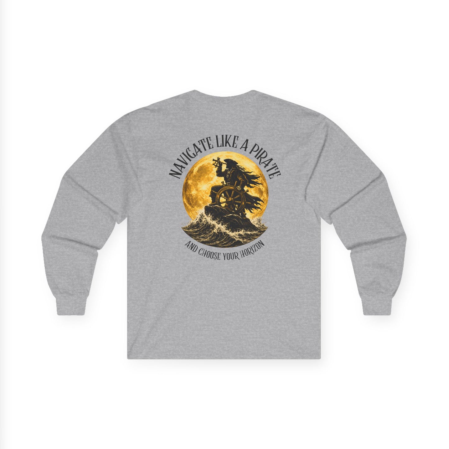 Navigate Like a Pirate FOM 9 Long Sleeve Tee