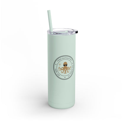"Burn the Ships, Save the Charts" FOM9 20oz Tumbler