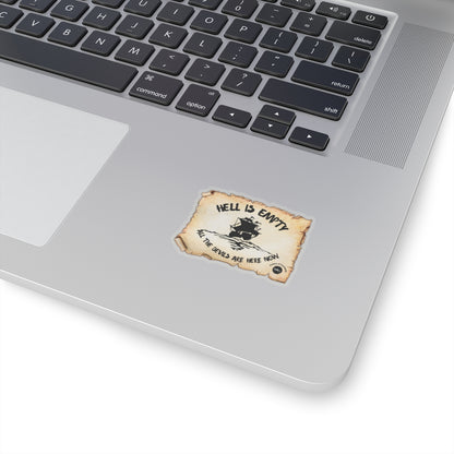Hell is Empty FOM 9 Kiss-Cut Stickers