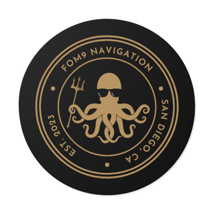 FOM 9 Logo Kraken Sticker