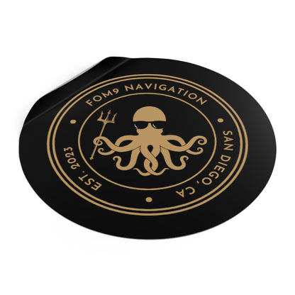FOM 9 Logo Kraken Sticker