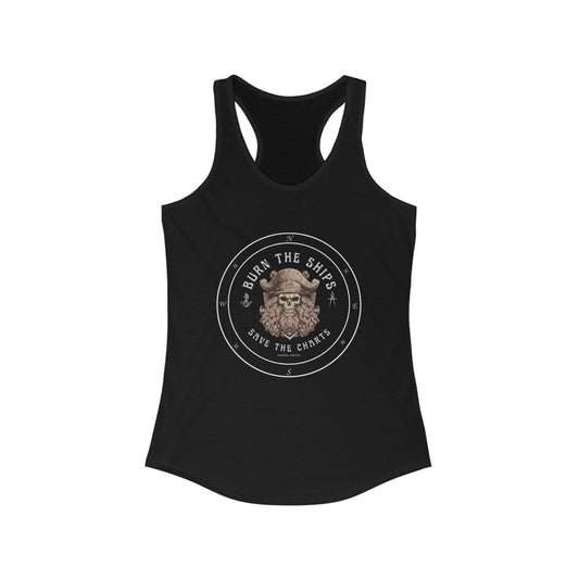 Burn the Ships FOM 9 Racerback Tank