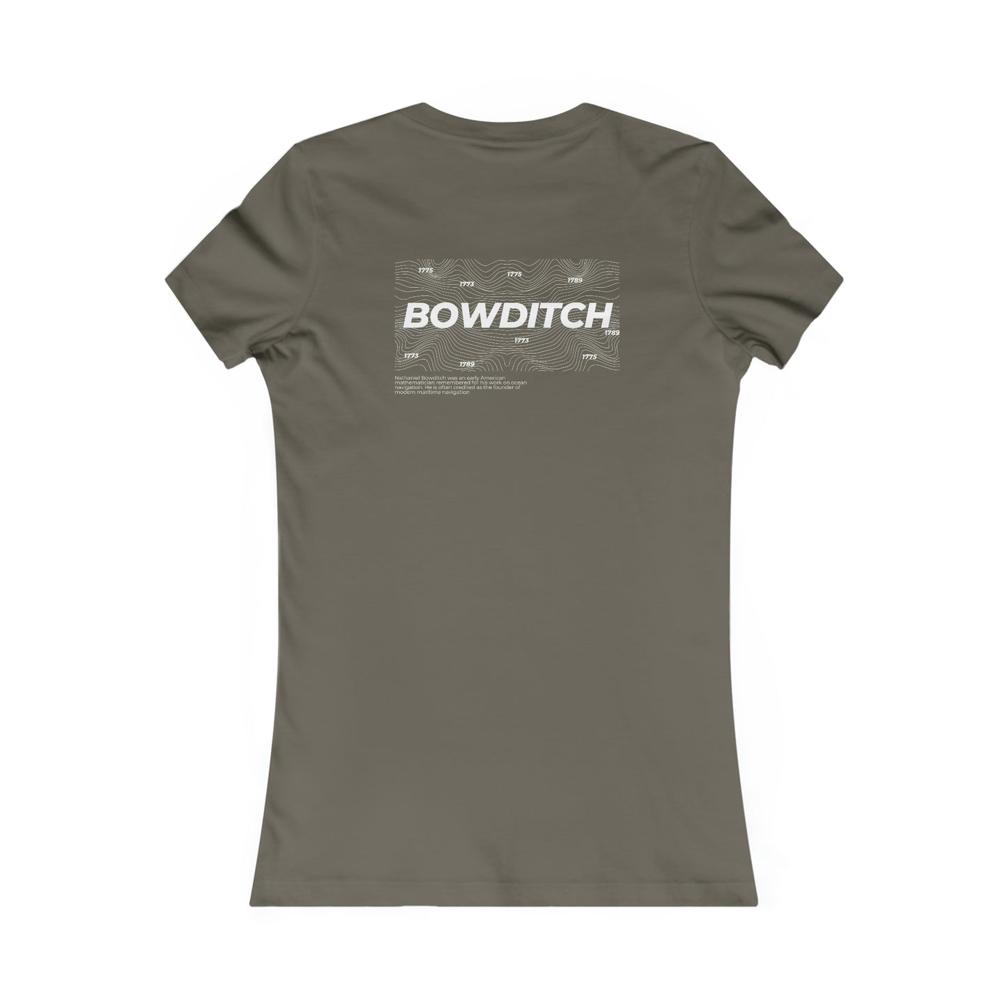 Bowditch's Bathymetric Navigation Women's Graphic Tee