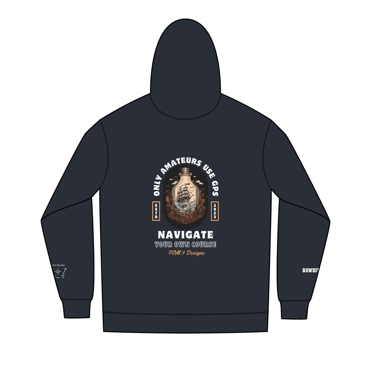 Only Amateurs Use GPS FOM 9 Full-Zip Hoodie