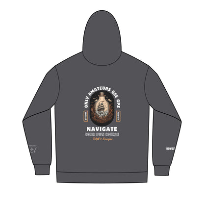 Only Amateurs Use GPS FOM 9 Full-Zip Hoodie