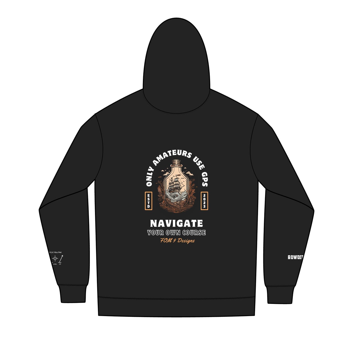 Only Amateurs Use GPS FOM 9 Full-Zip Hoodie