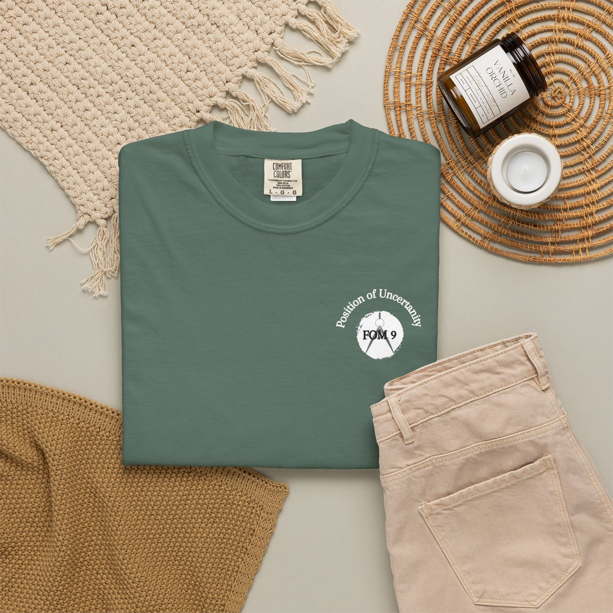 Only Amateurs Use GPS — White Print FOM 9 Graphic Tee