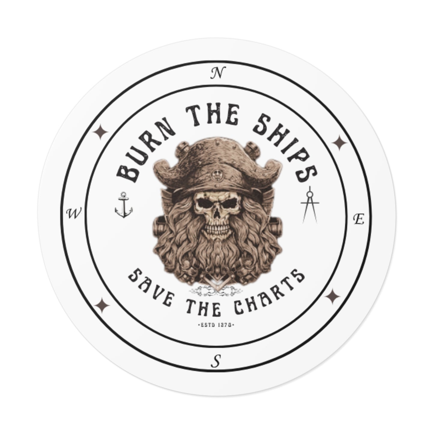 Burn the Ships - Save the Charts FOM9 Sticker