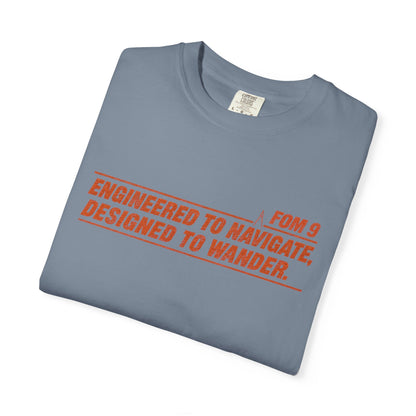 Engineered to Navigate. Designed to Wander. FOM 9 Graphic Tee