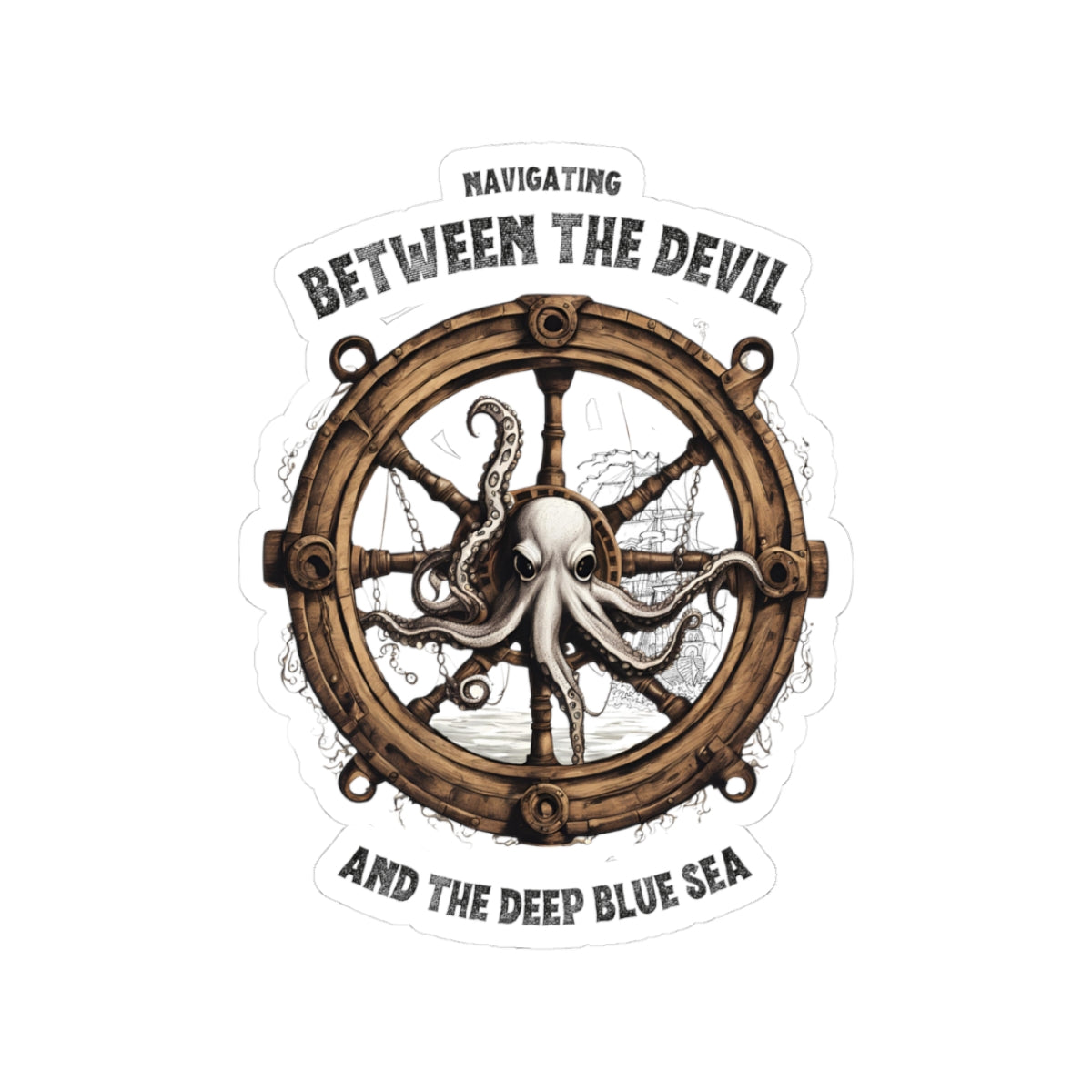 "The Devil and the Deep Blue Sea" FOM 9 Sticker