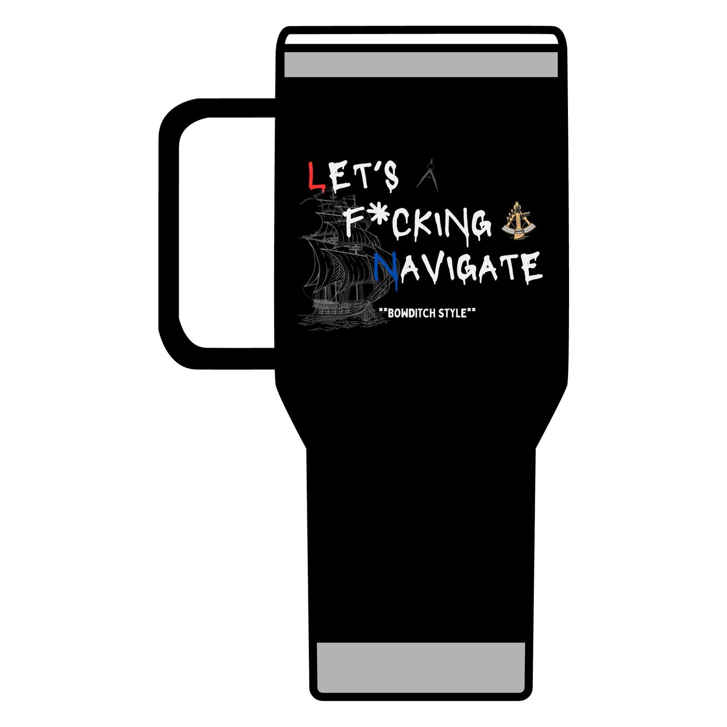 Bowditch LFN FOM 9 Travel Coffee Mug, 20oz