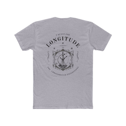 Longitude Explorers Club FOM 9 graphic tee with navigation-themed artwork
