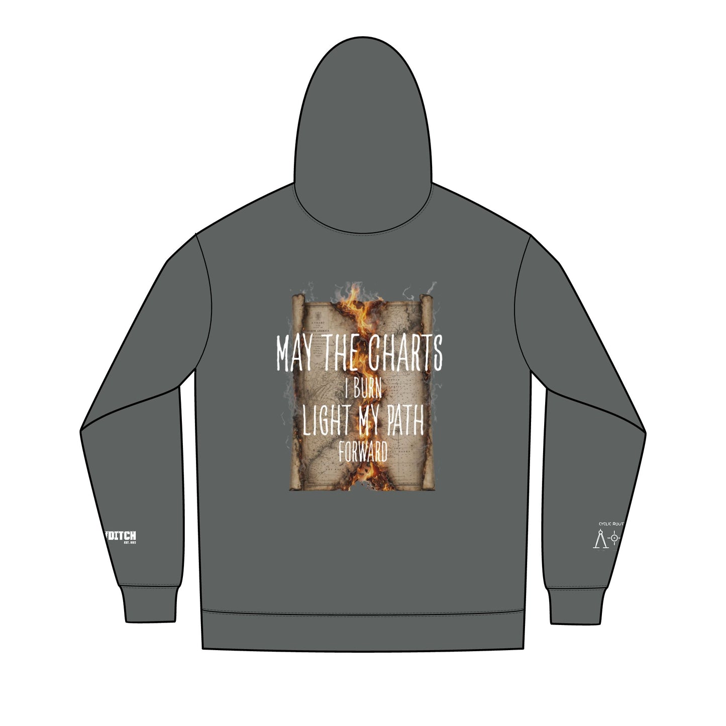 May the Charts I Burn Light my Way FOM 9 Full-Zip Hoodie