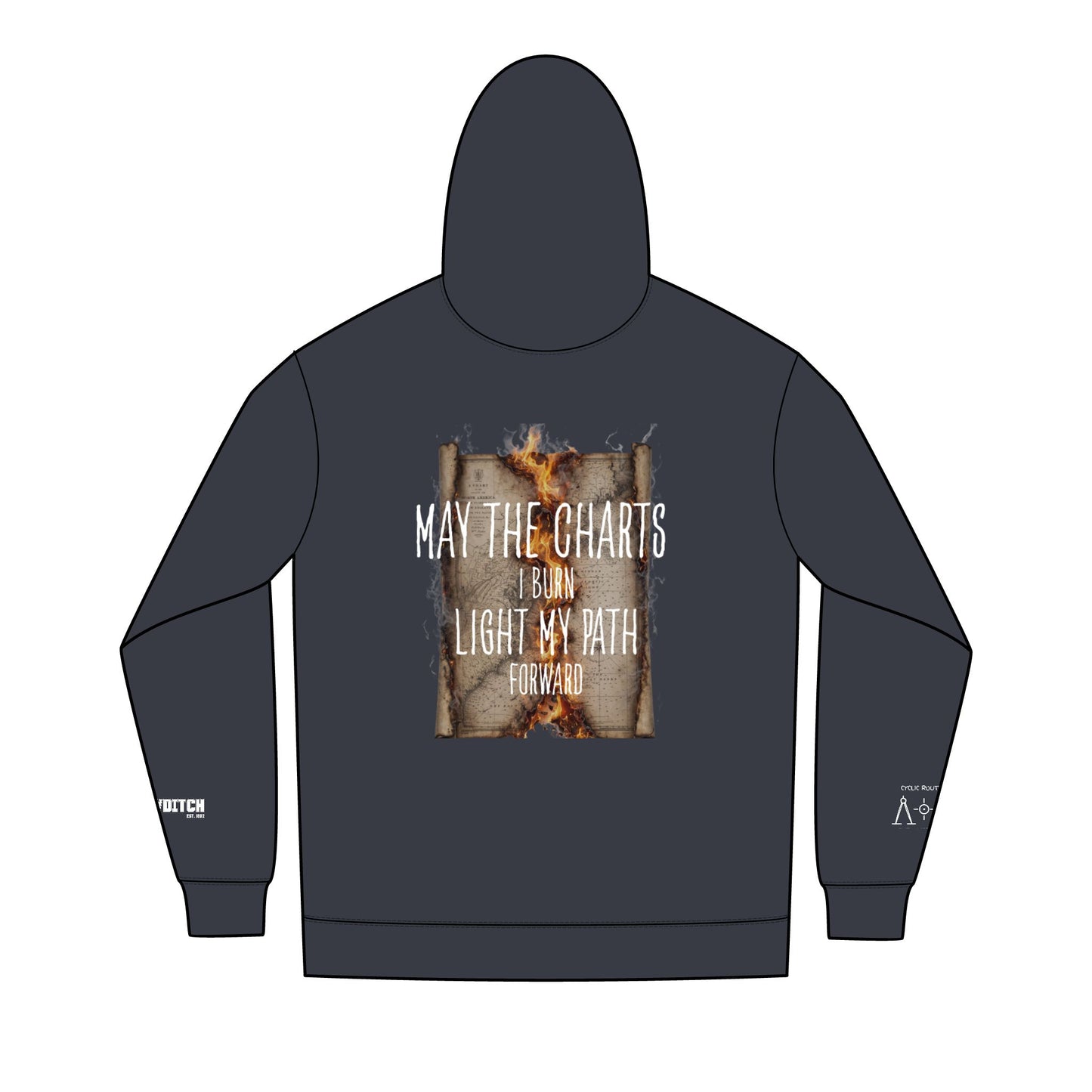 May the Charts I Burn Light my Way FOM 9 Full-Zip Hoodie