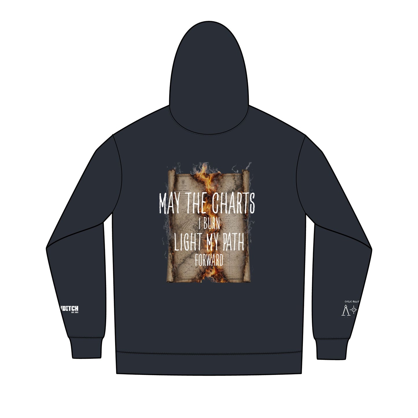 May the Charts I Burn Light my Way FOM 9 Full-Zip Hoodie
