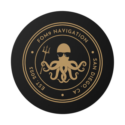FOM 9 Logo Kraken Sticker