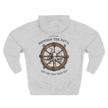 Between the Devil and the Deep Blue Sea FOM 9 Fleece Hoodie