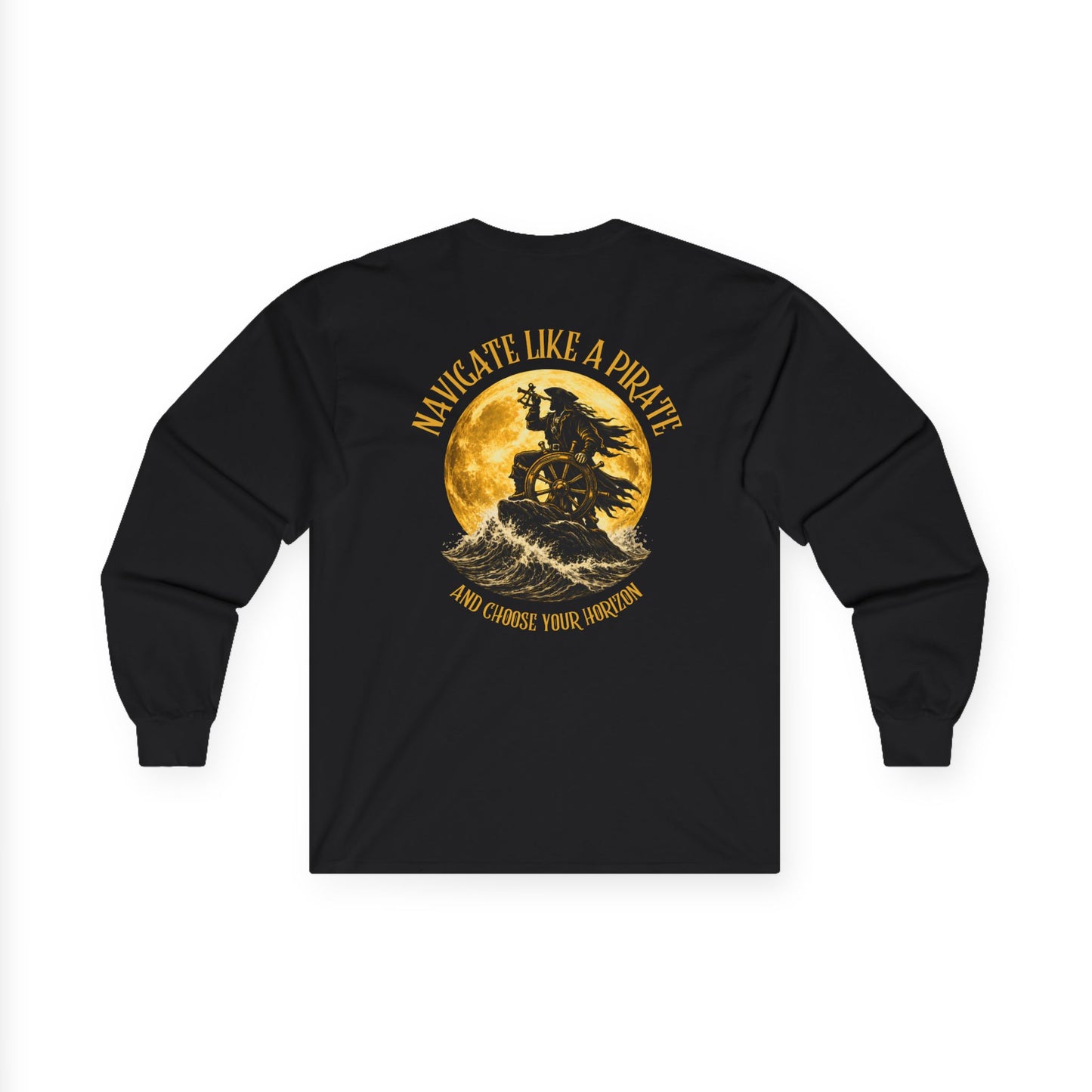 Navigate Like a Pirate FOM 9 Long Sleeve Tee