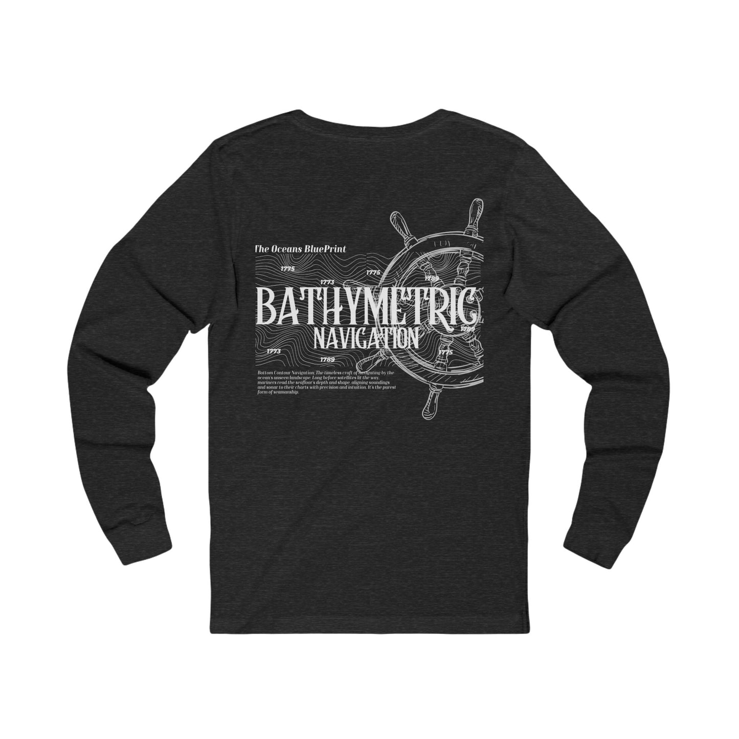 Bathymetric Navigation FOM 9 Long Sleeve Tee