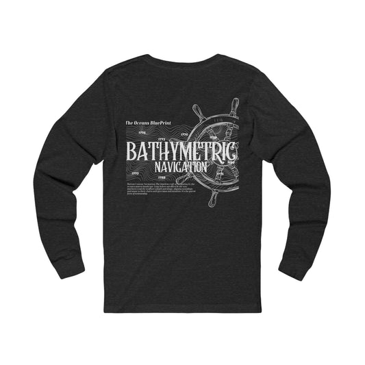 Bathymetric Navigation FOM 9 Long Sleeve Tee