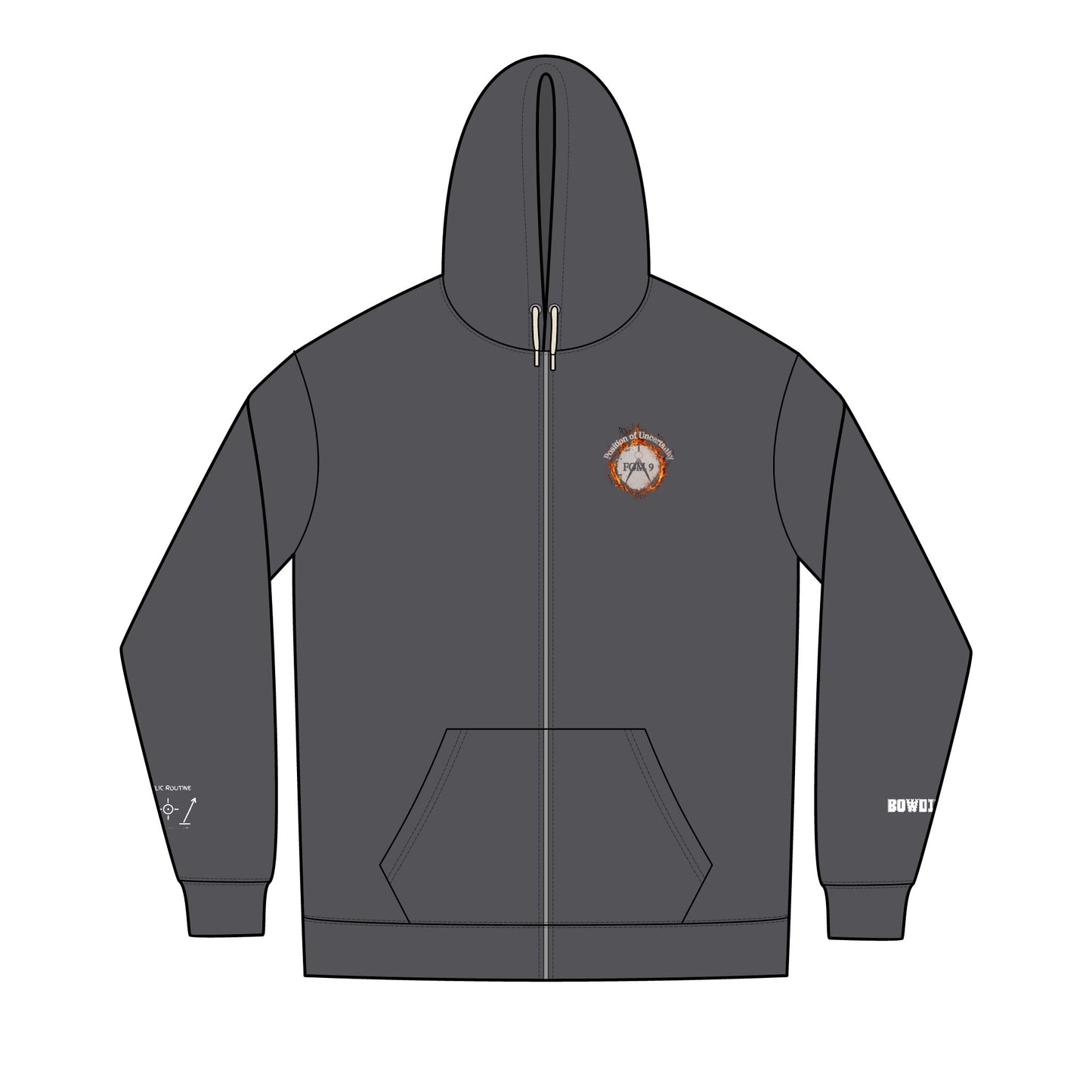 May the Charts I Burn Light my Way FOM 9 Full-Zip Hoodie
