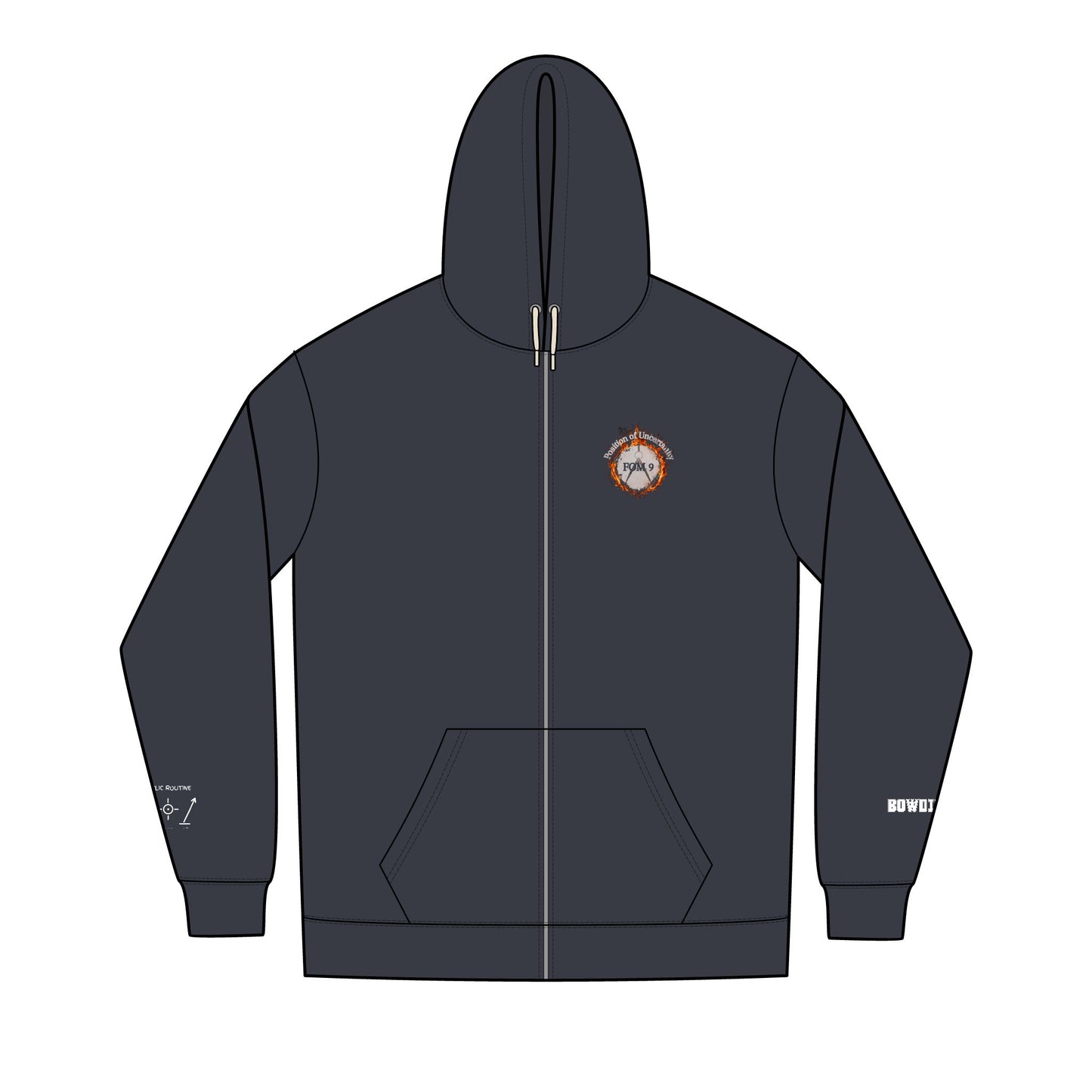 May the Charts I Burn Light my Way FOM 9 Full-Zip Hoodie