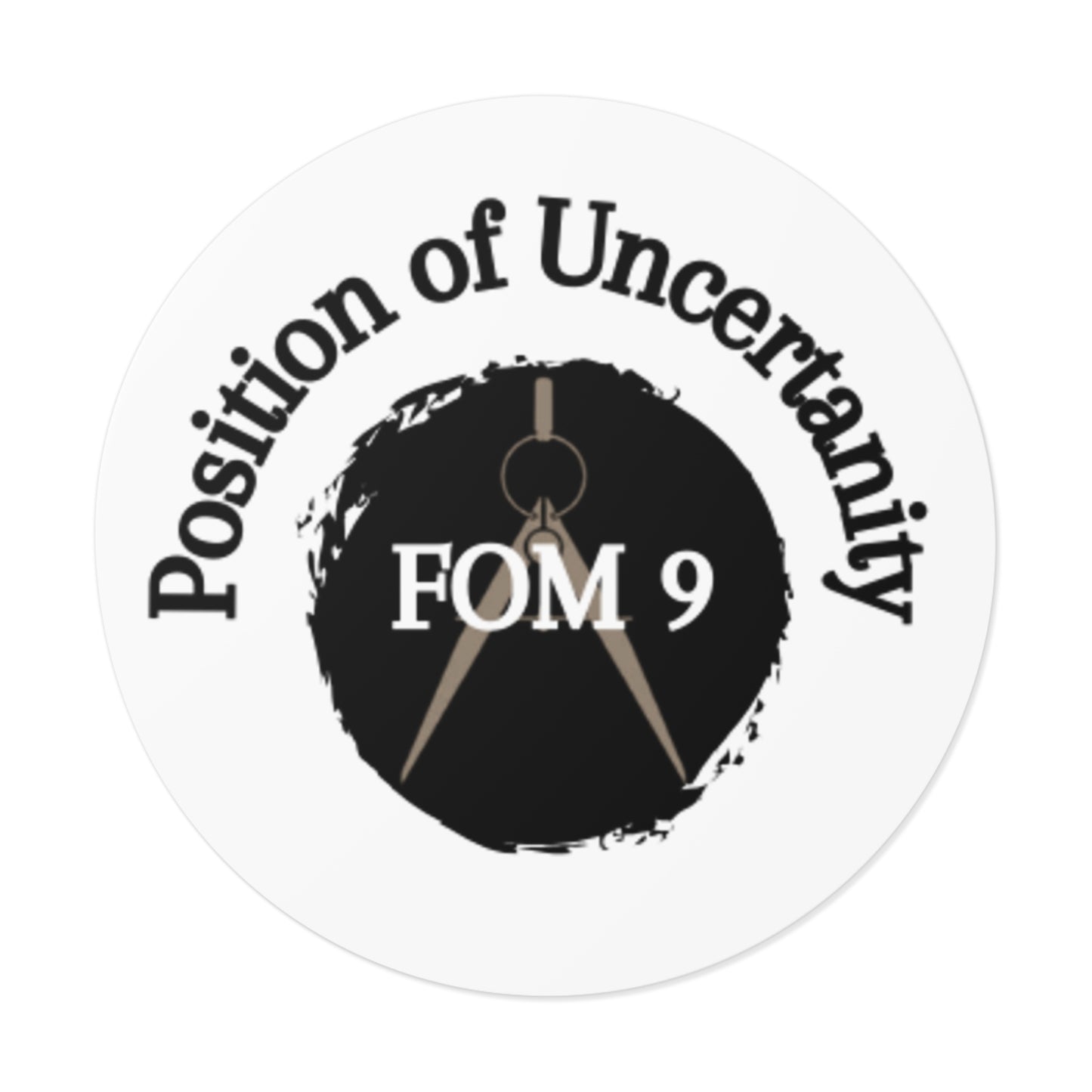 FOM 9 Logo Sticker