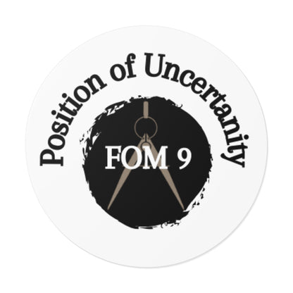 FOM 9 Logo Sticker