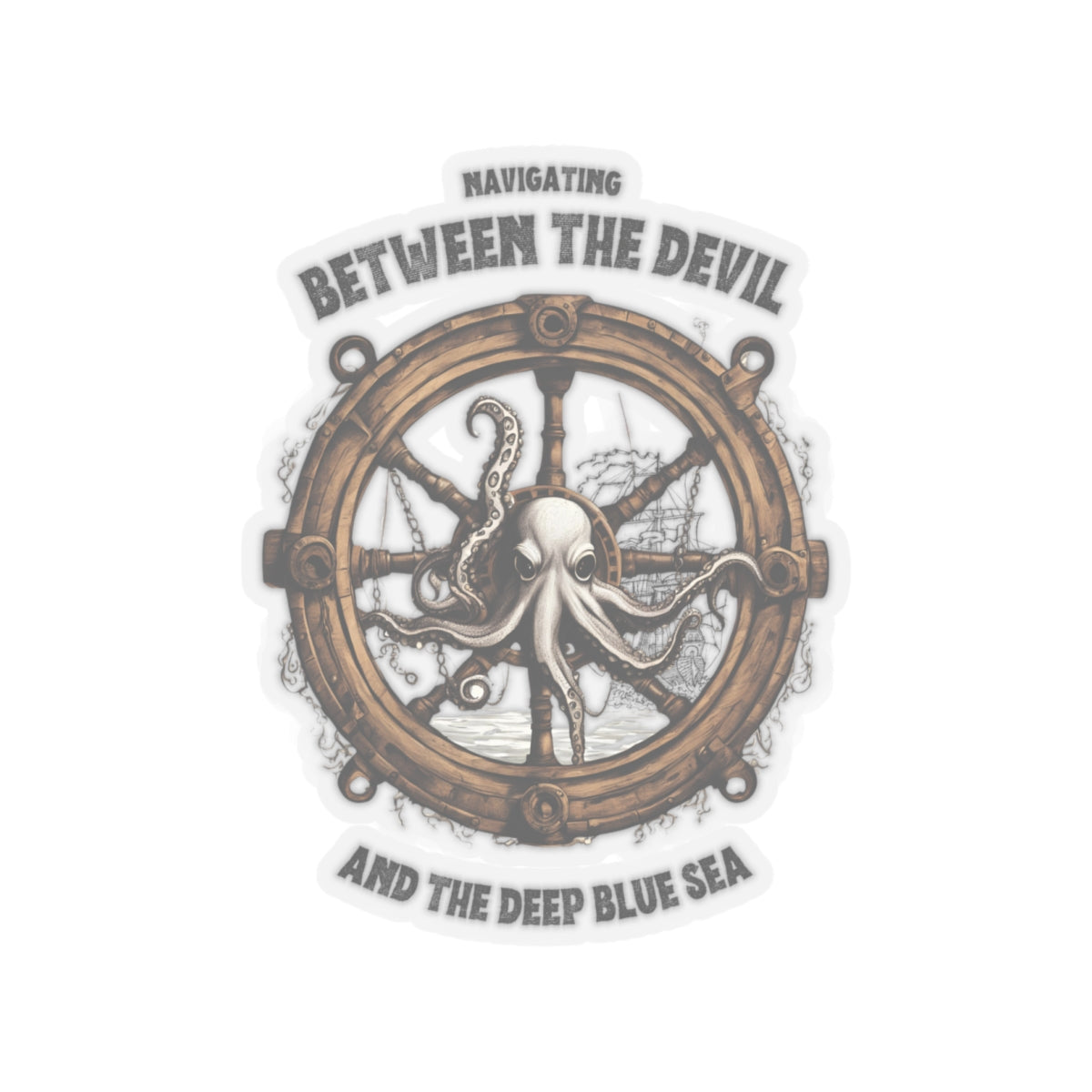 "The Devil and the Deep Blue Sea" FOM 9 Sticker