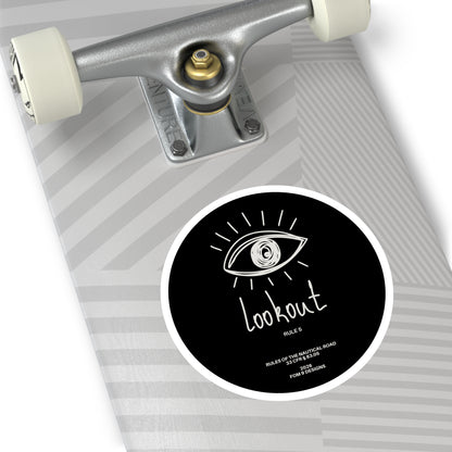 Lookout Rule 5 FOM 9 Round Stickers