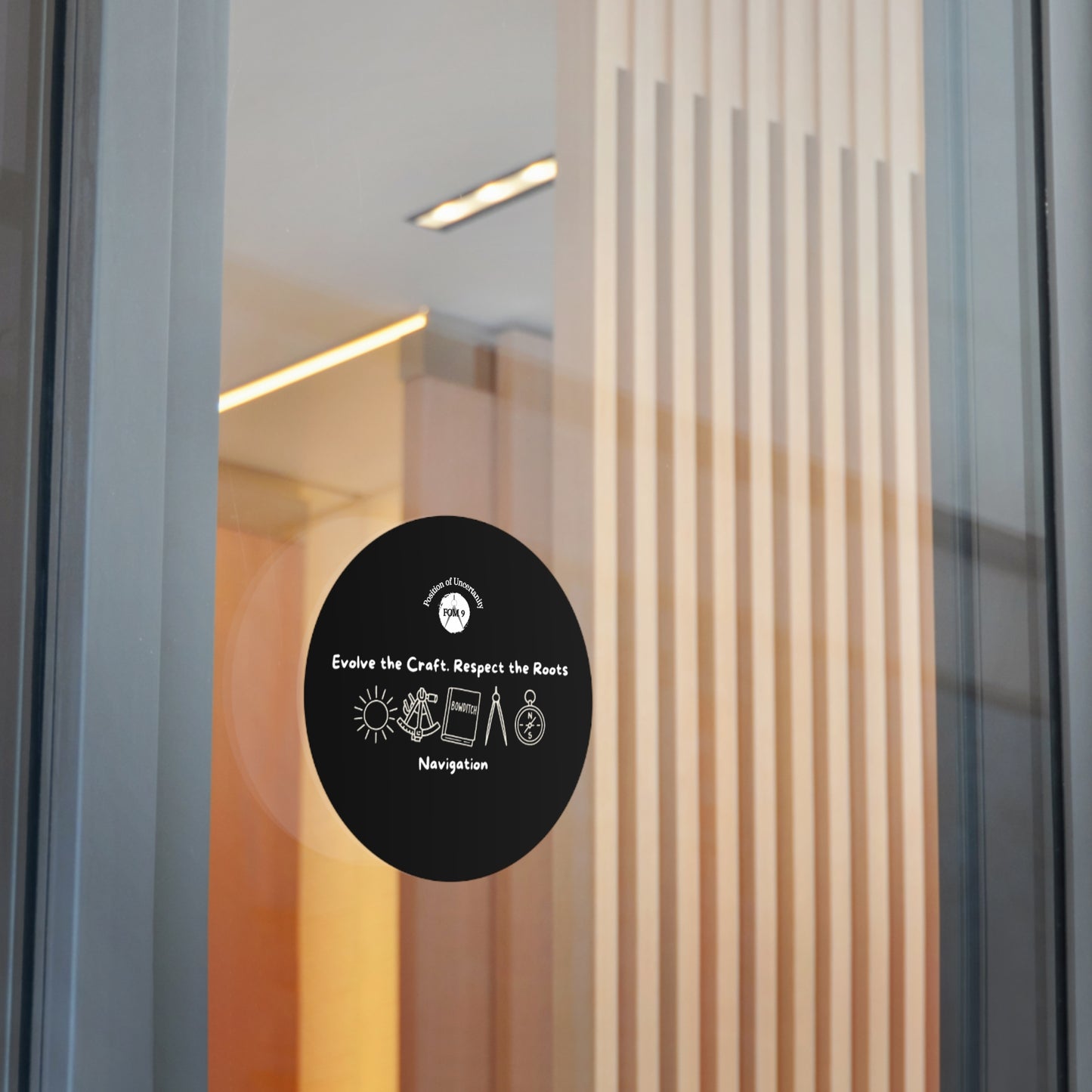 Evolve the Craft FOM 9 Round Vinyl Sticker