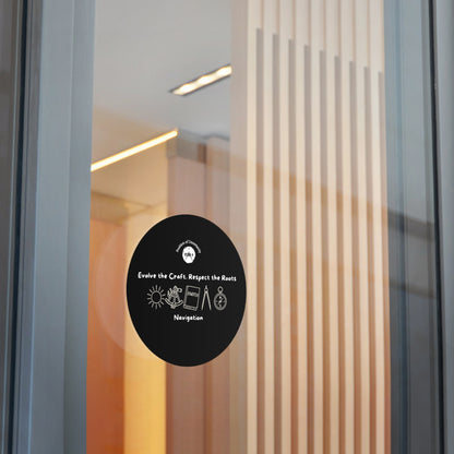 Evolve the Craft FOM 9 Round Vinyl Sticker